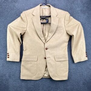 Christopher‎ Carlton Sakowitz Mens 100% Camel Hair Tan Sport Coat Blazer